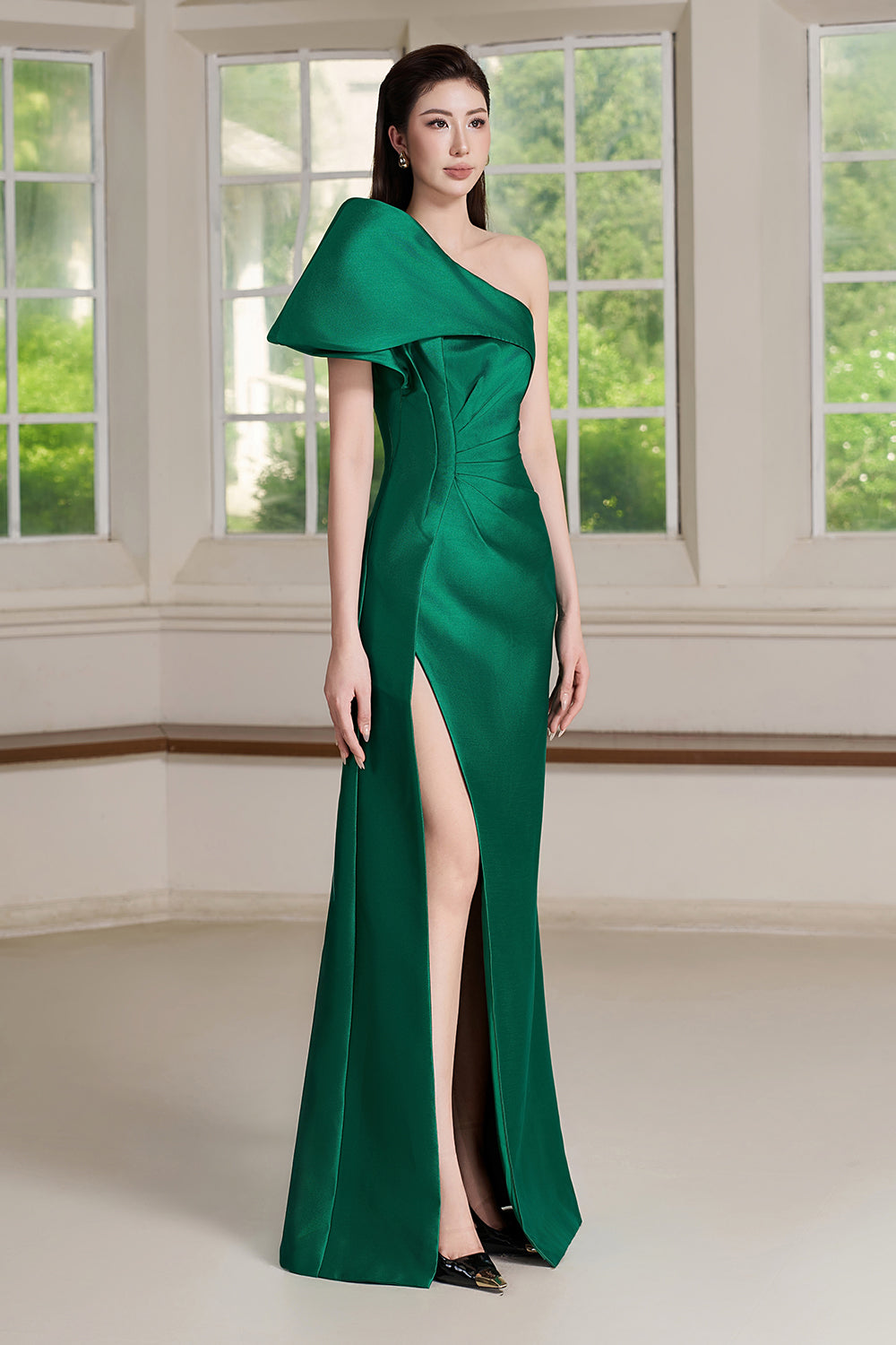 Eve One Shoulder Maxi Dress