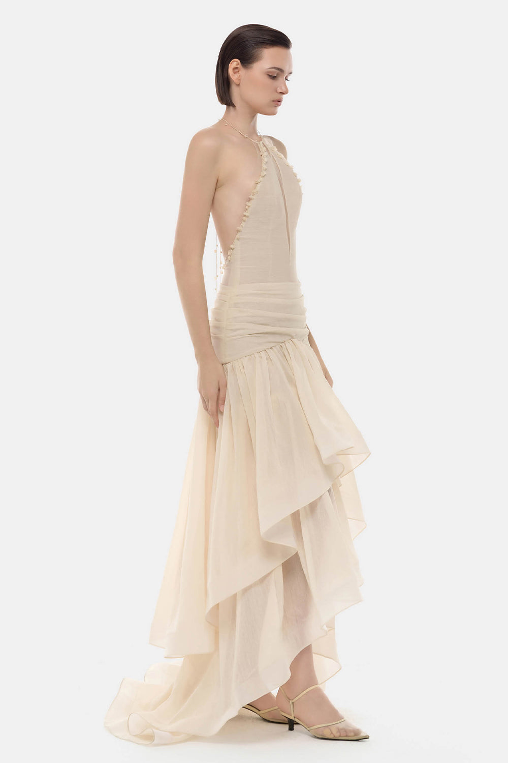 Skye Asymmetric Maxi Dress