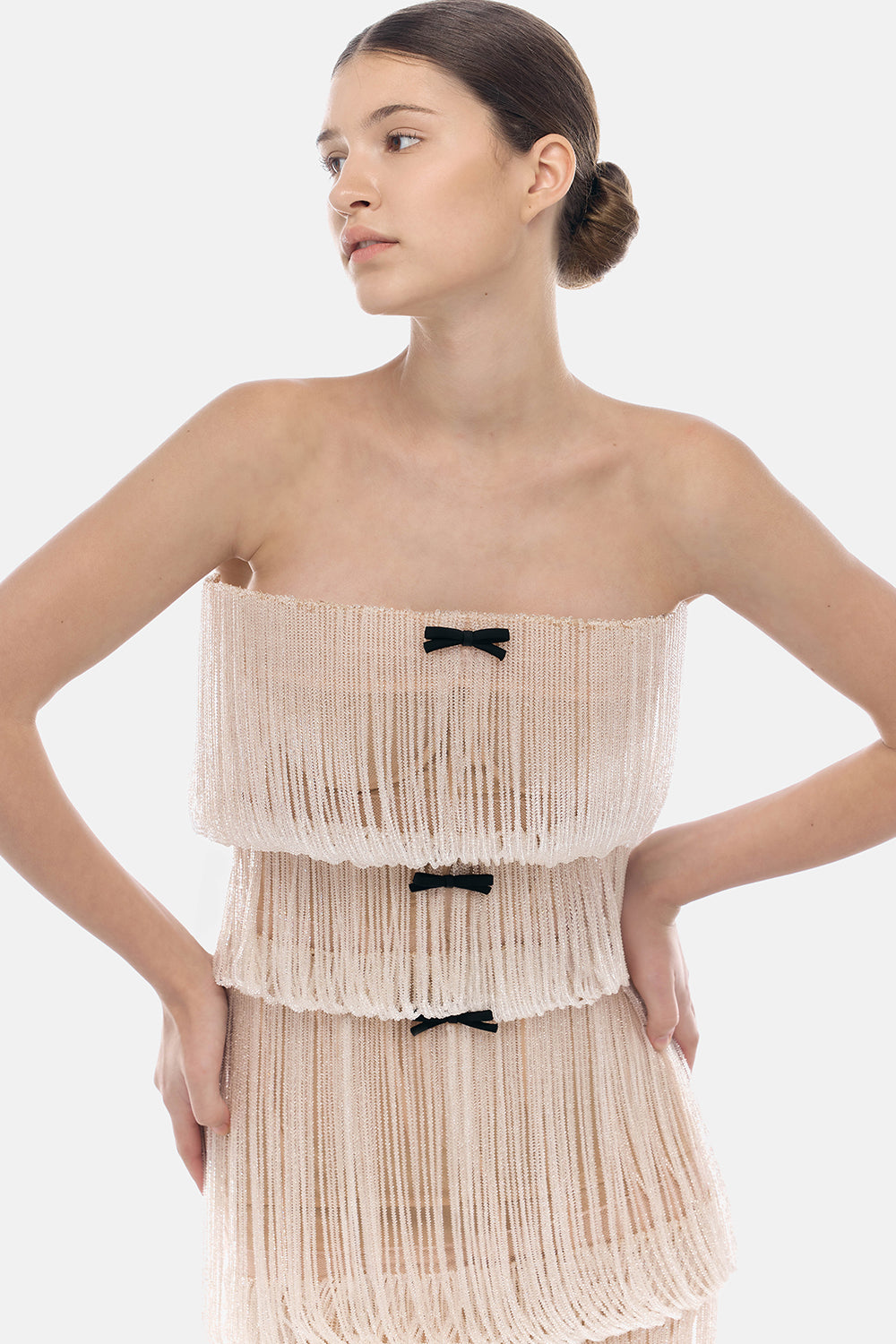 Elara Fringe Maxi Dress
