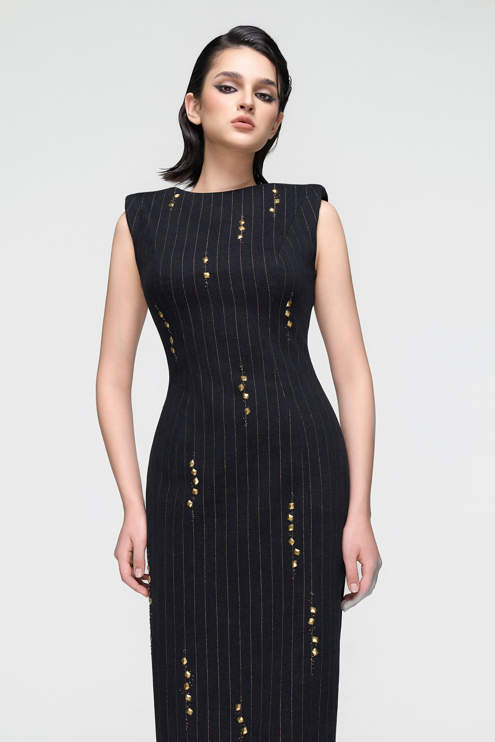 Rosée Boat Neck Maxi Dress