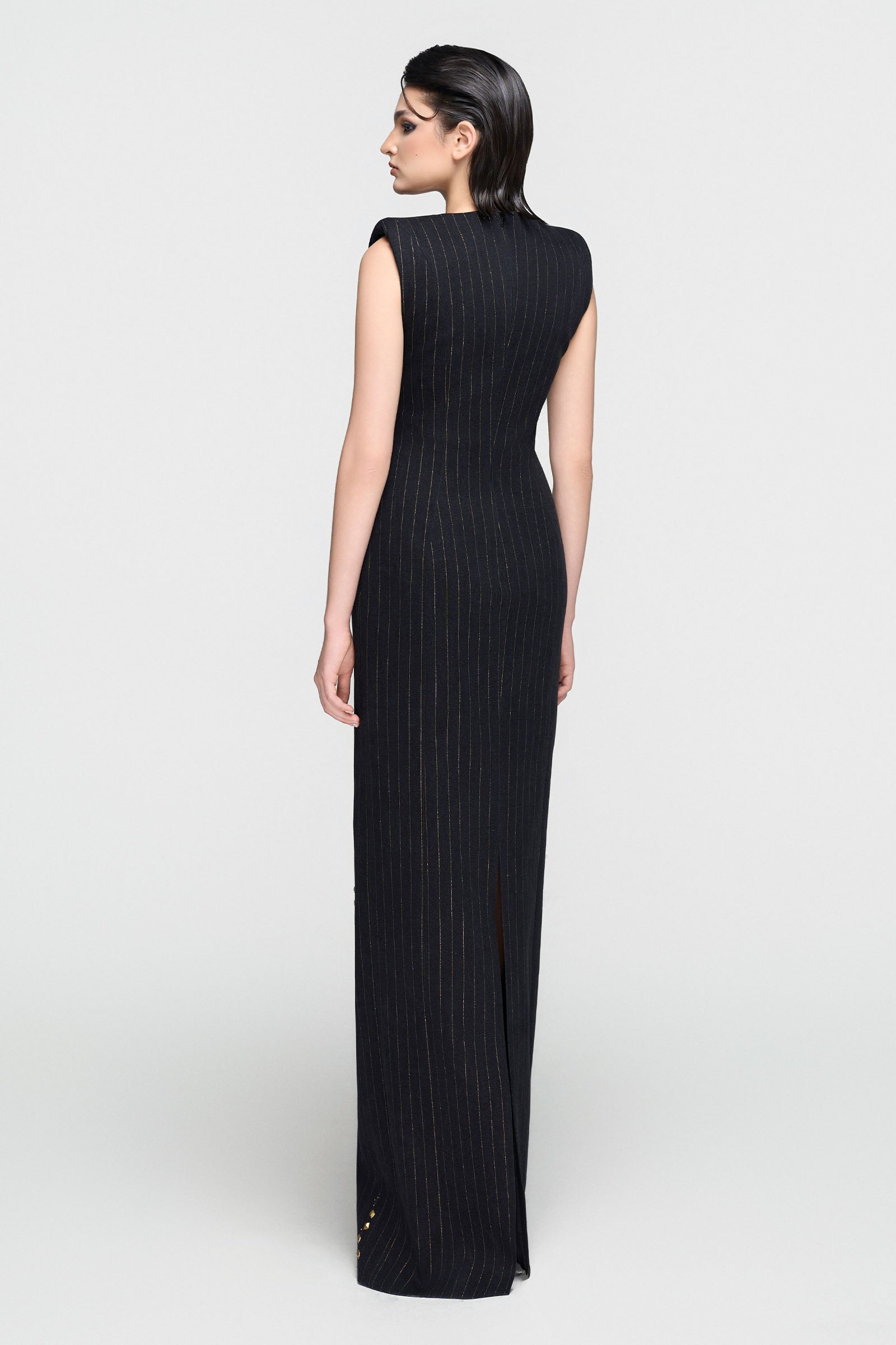 Rosée Boat Neck Maxi Dress