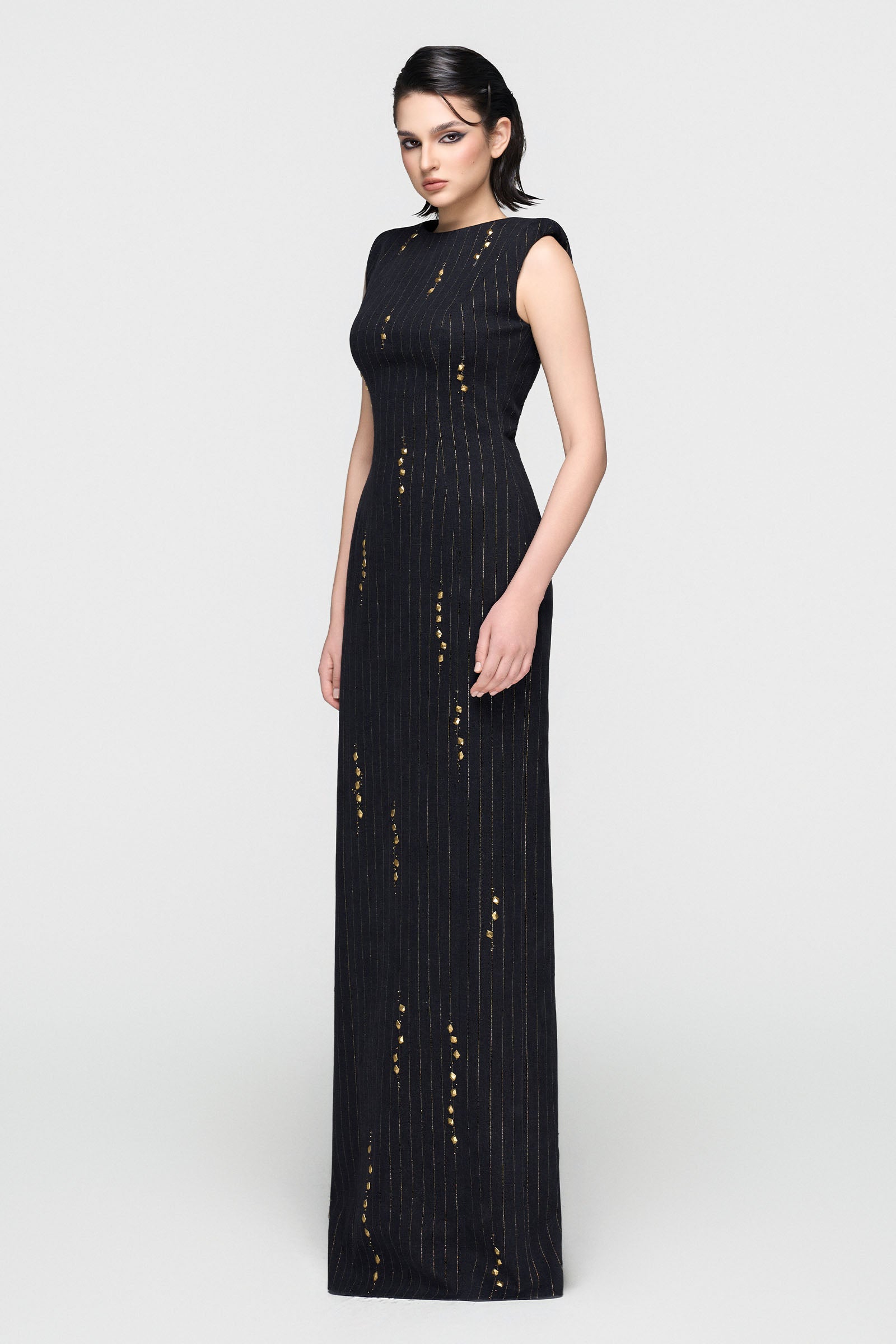 Rosée Boat Neck Maxi Dress