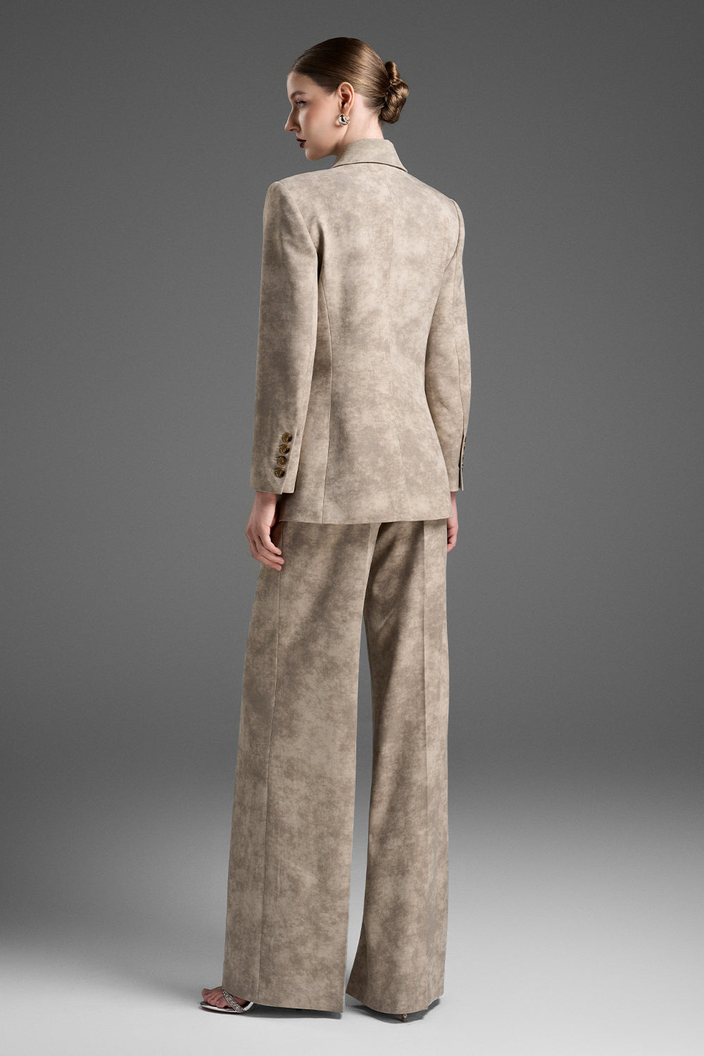 Lilia Straight Tweed Pants