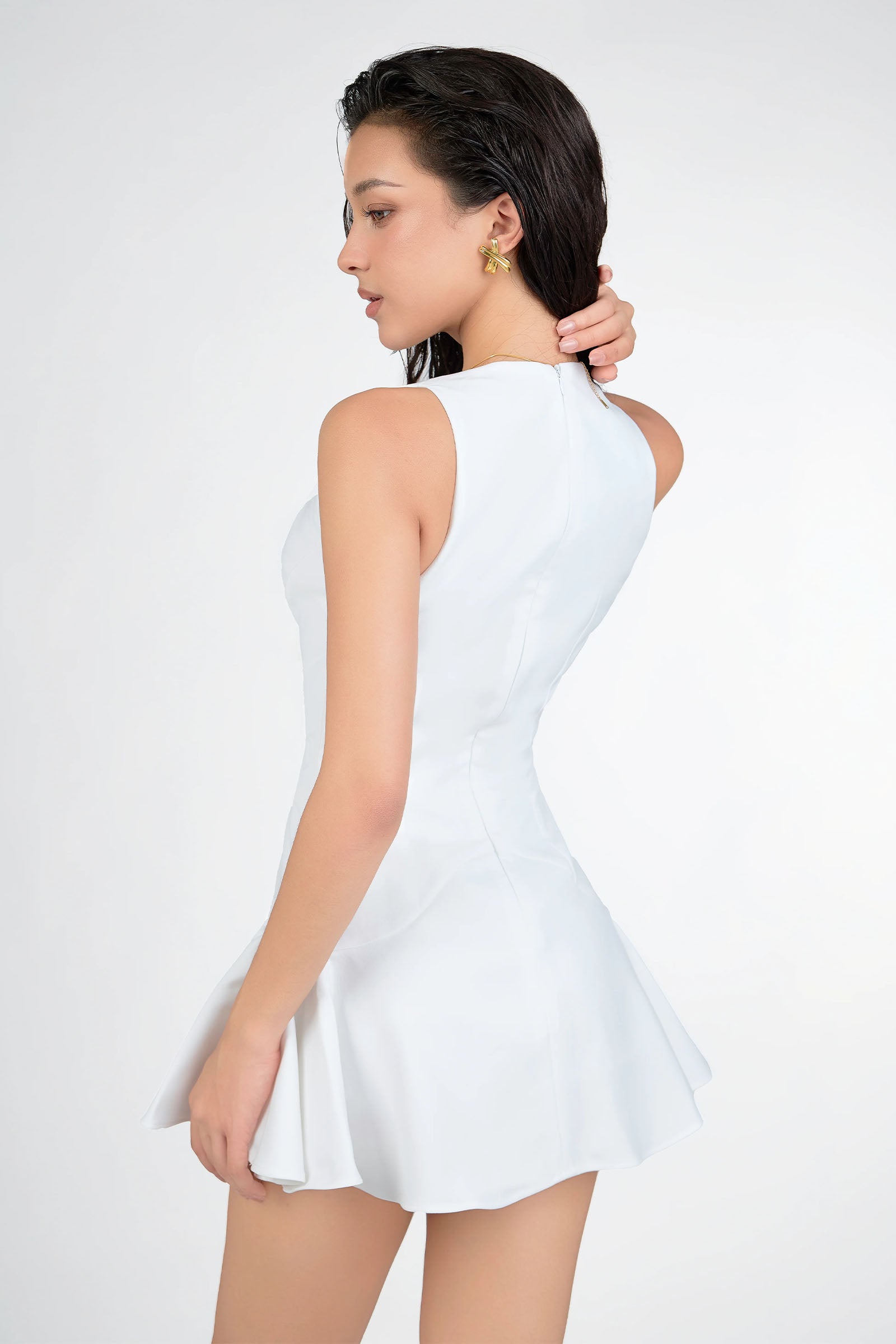 Aphrodite Halter Mini Dress