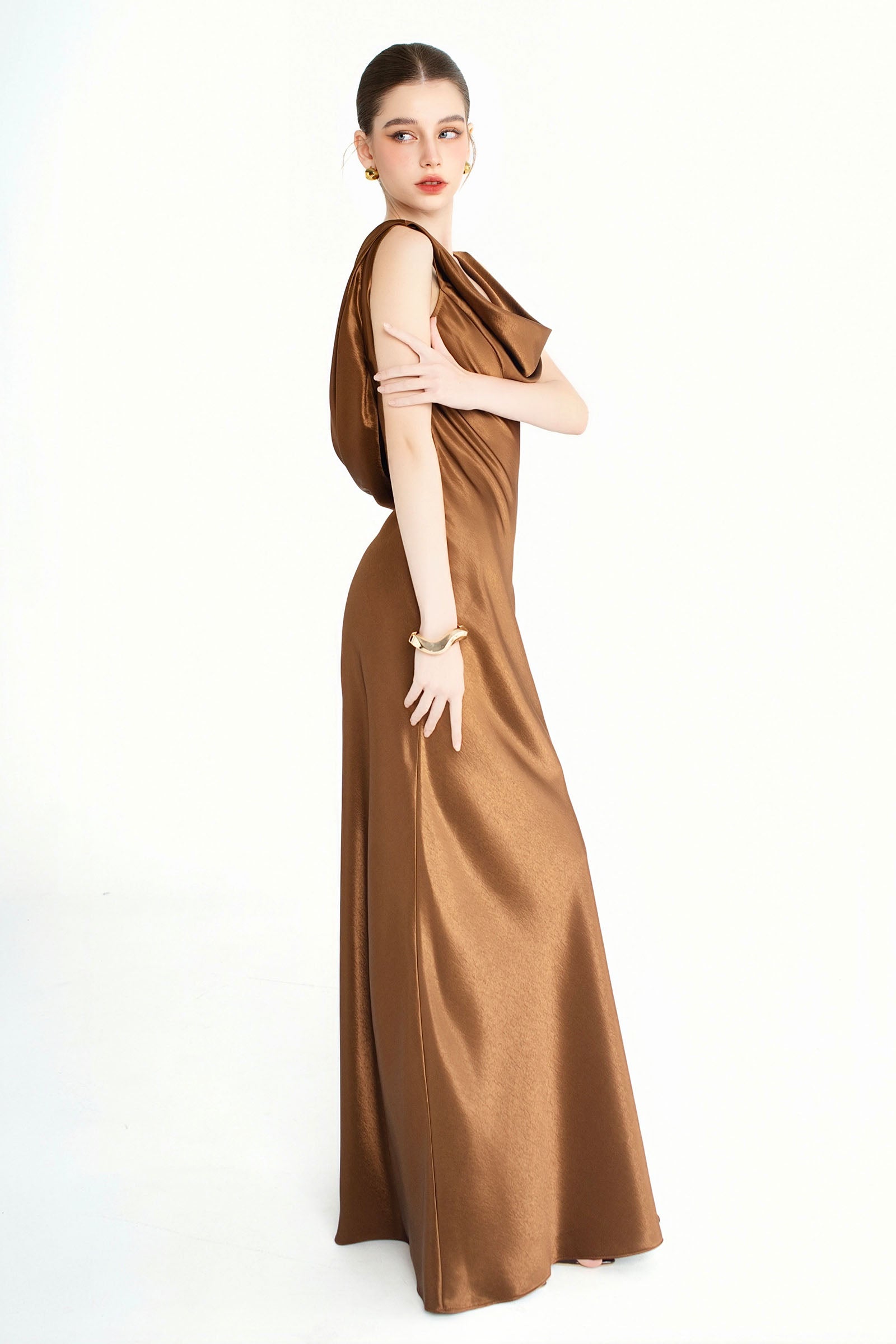 Vivienne Cowl Maxi Dress