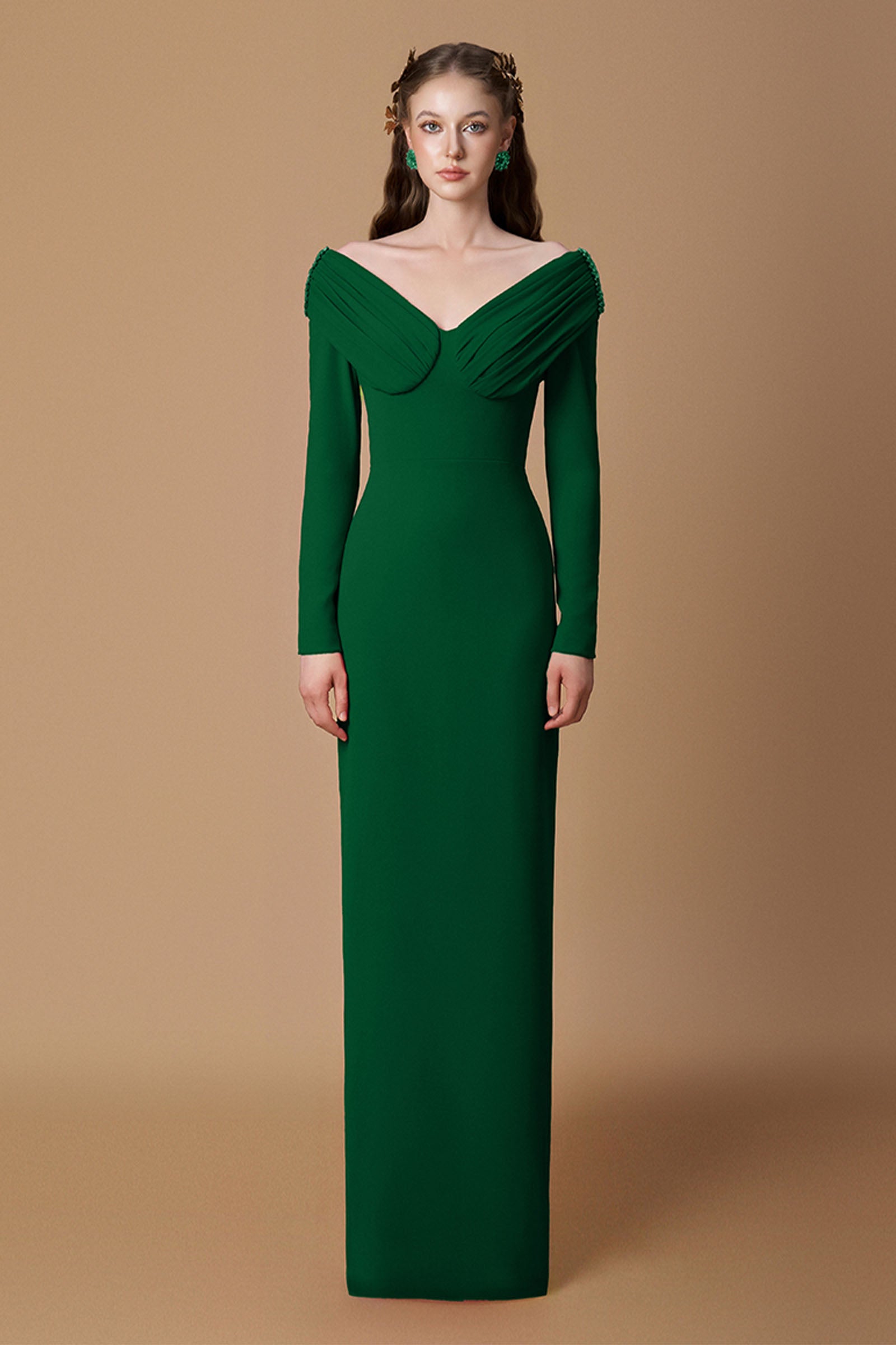 Virel Off-Shoulder Maxi Dress