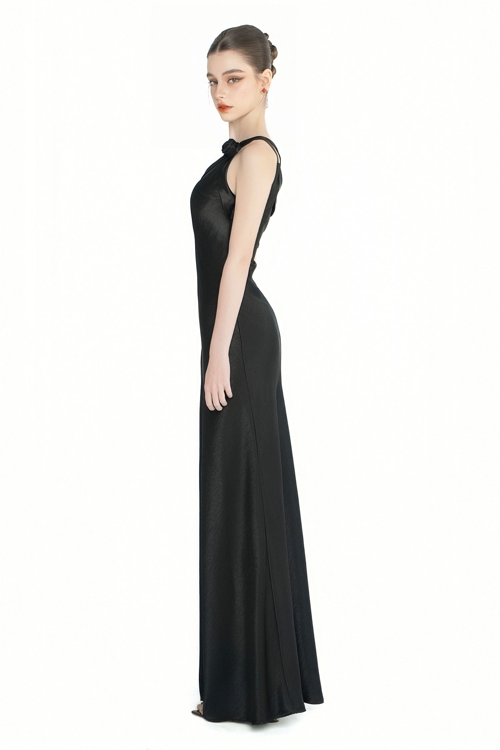 Floraine One Shoulder Maxi Dress