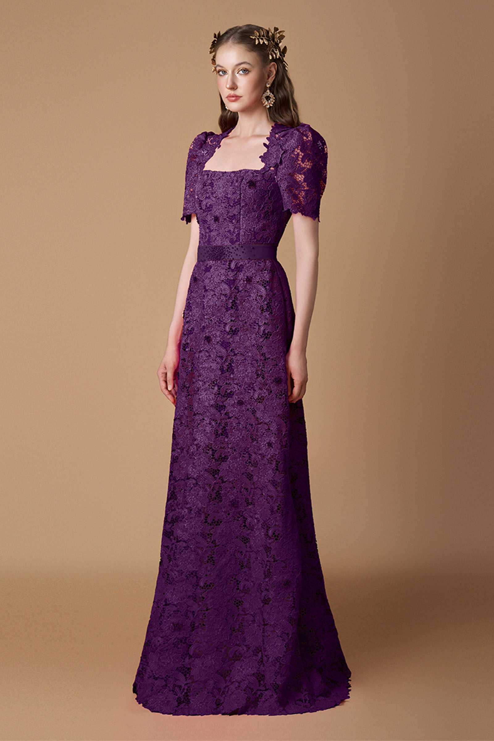 Eirlys Puff Sleeve Maxi Dress