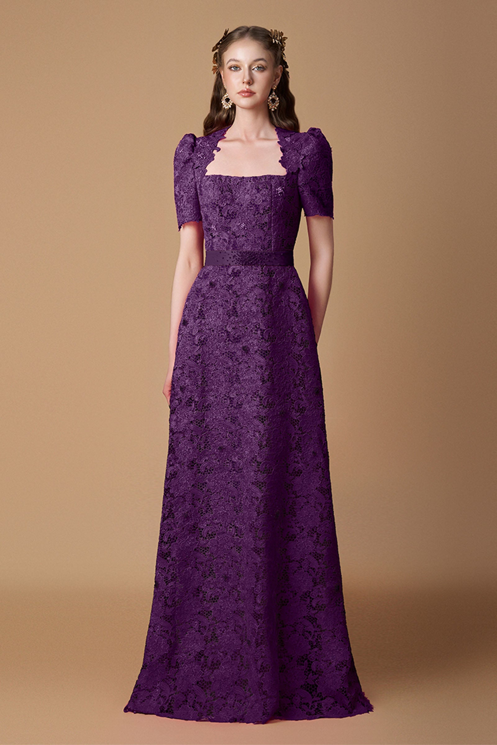 Eirlys Puff Sleeve Maxi Dress