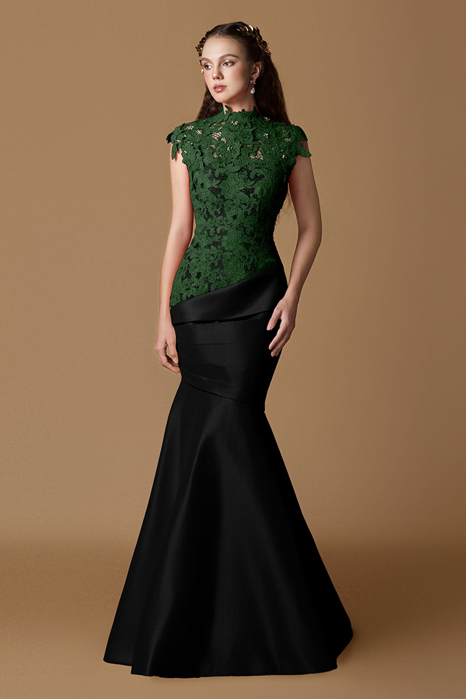 Isora High Neck Maxi Dress