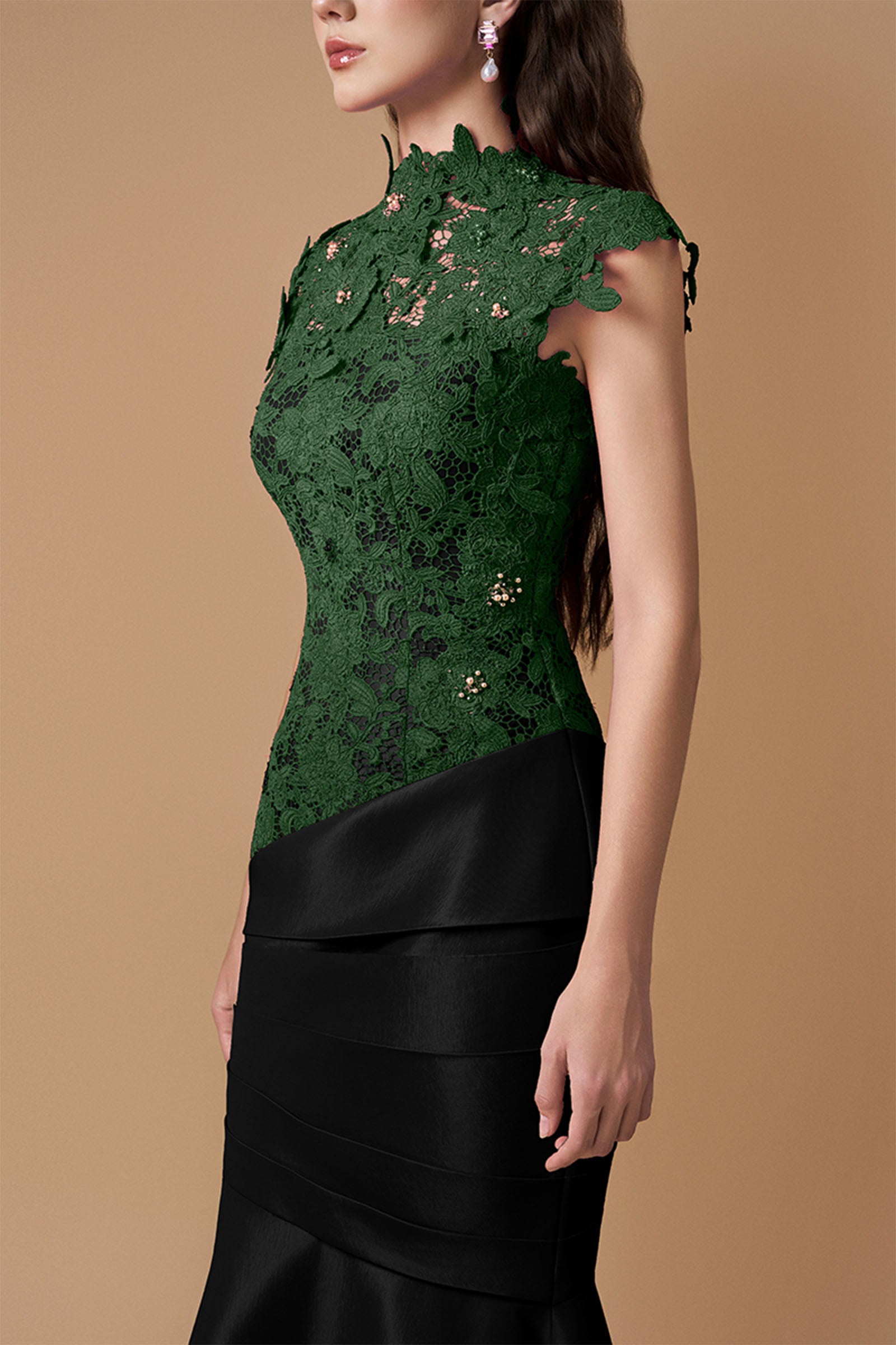 Isora High Neck Maxi Dress