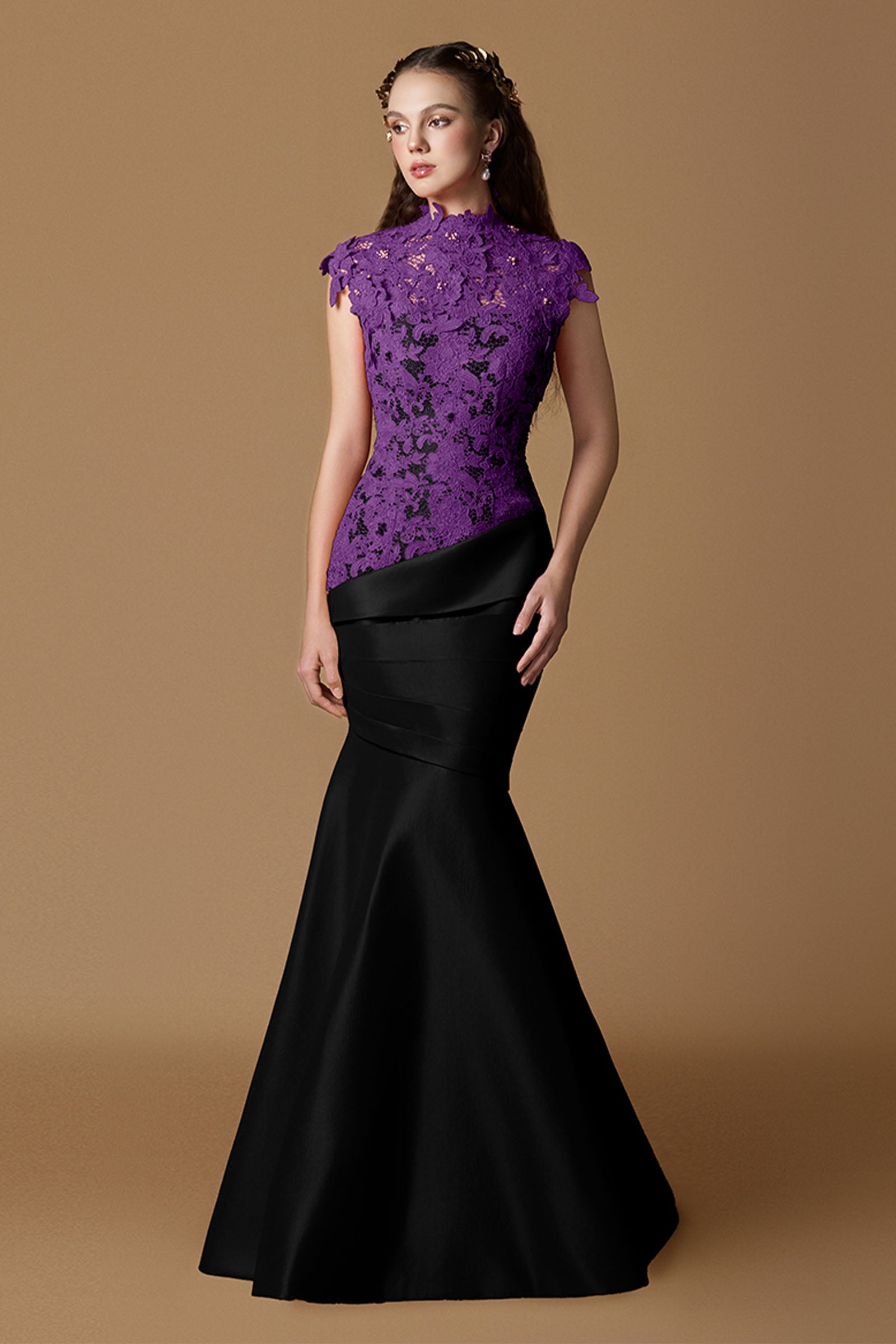 Isora High Neck Maxi Dress