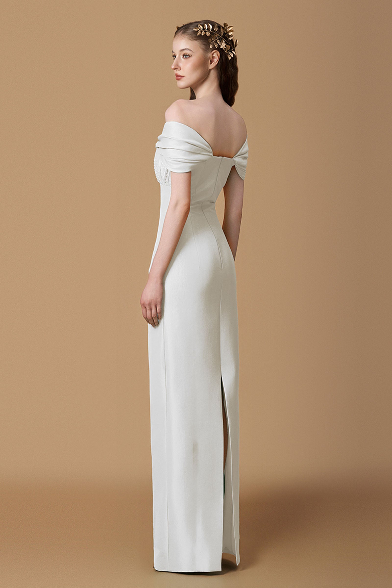 Thera Draped Maxi Dress