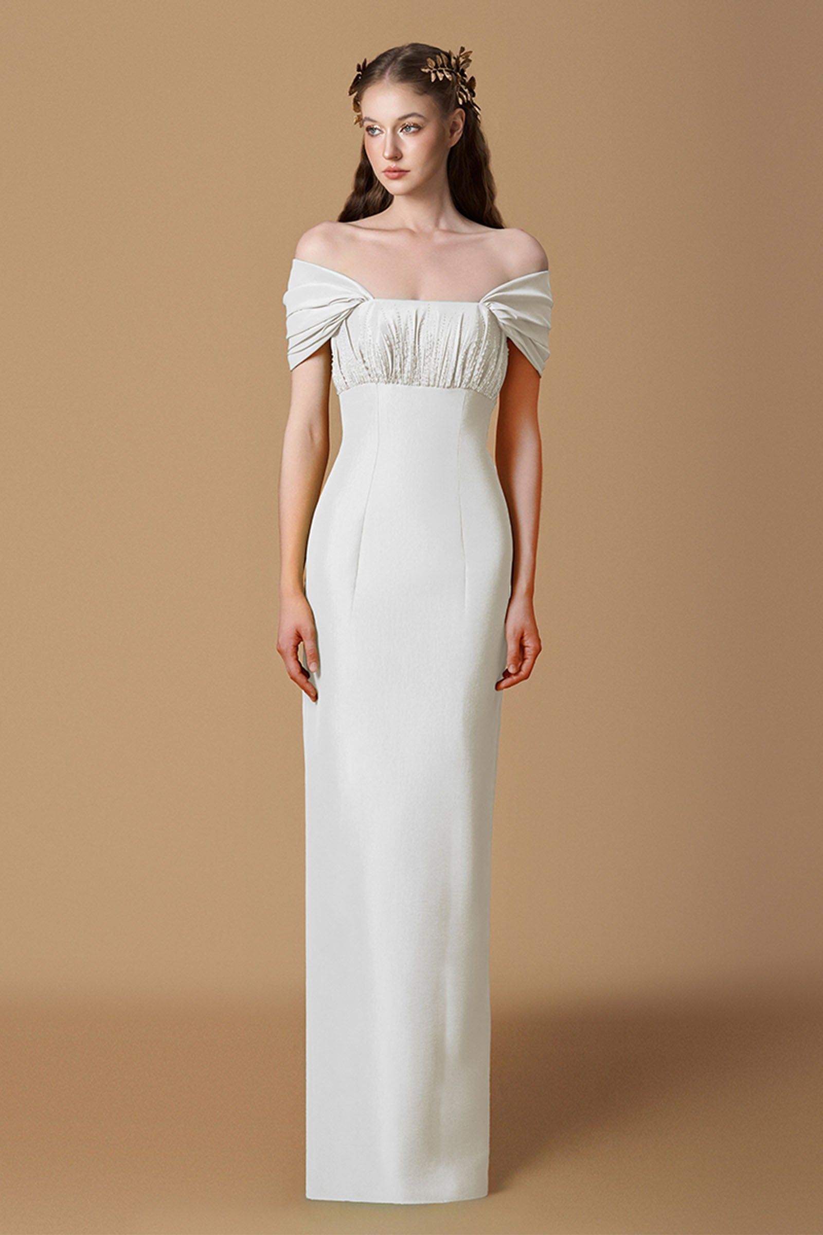 Thera Draped Maxi Dress