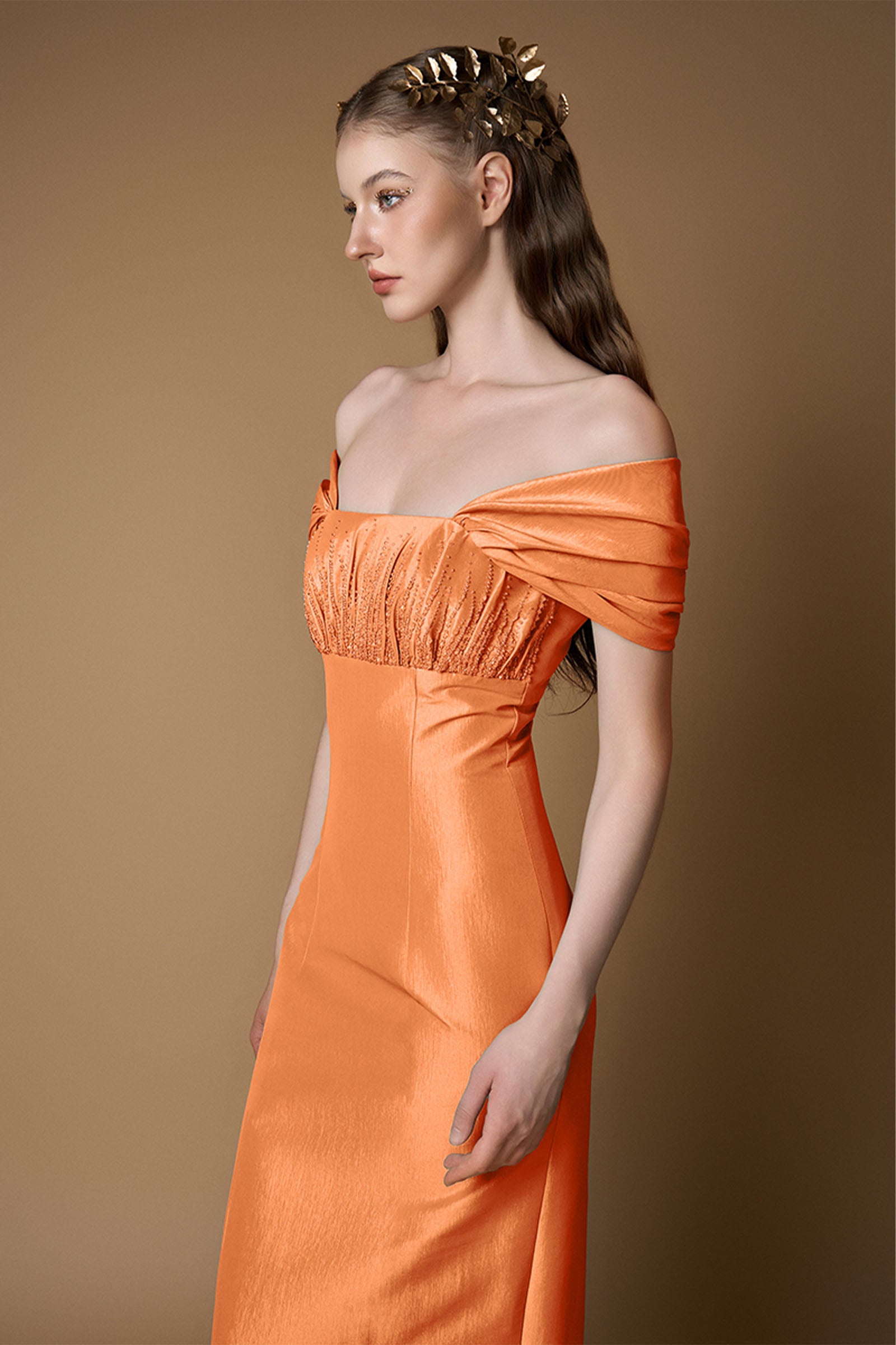 Thera Draped Maxi Dress