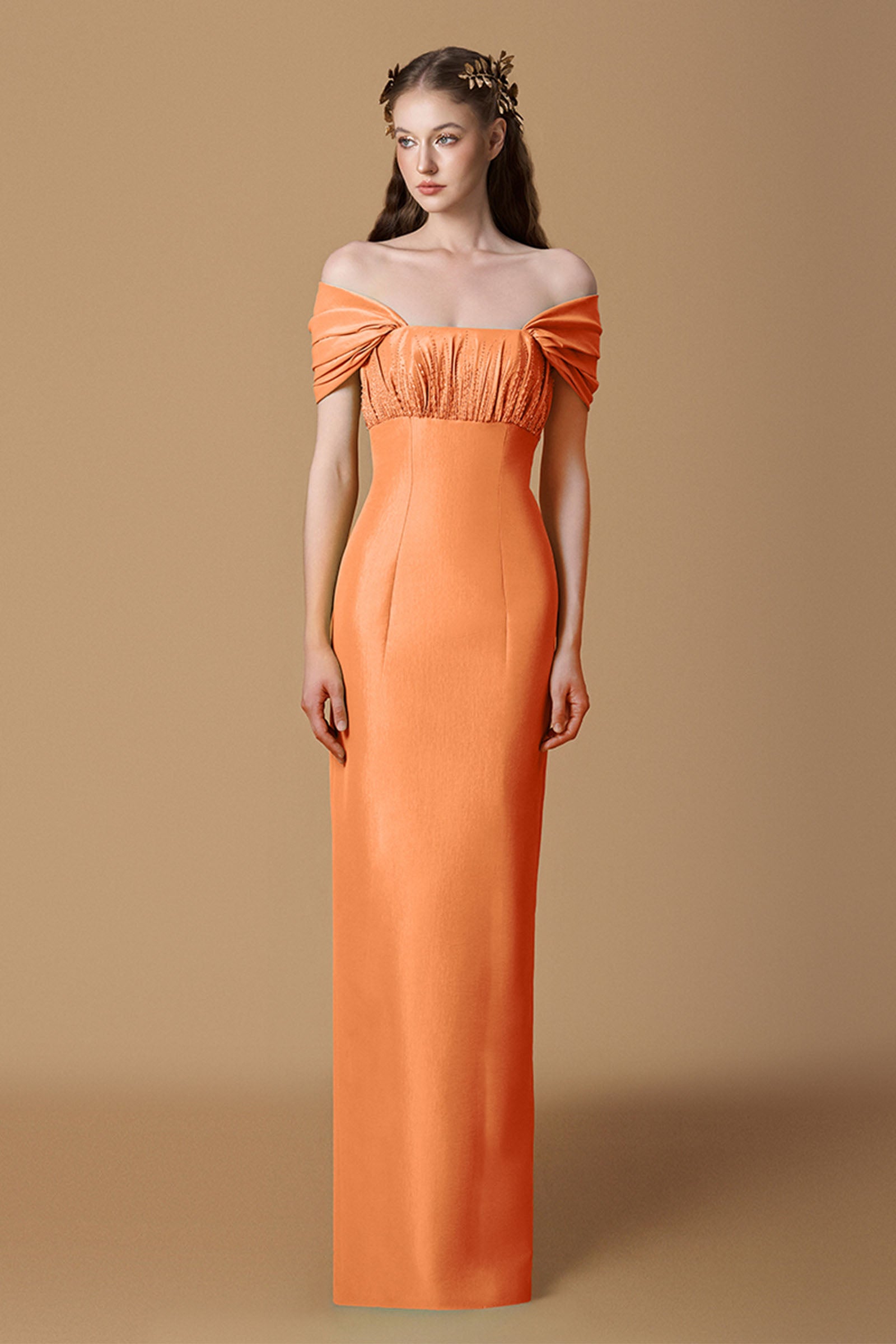 Thera Draped Maxi Dress