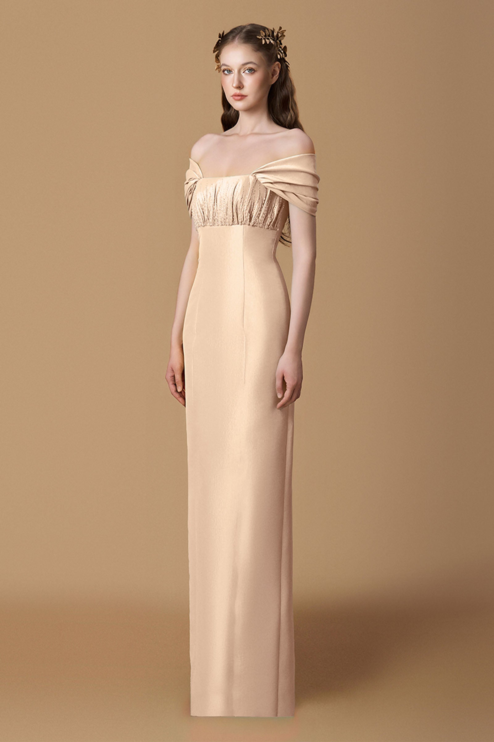 Thera Draped Maxi Dress
