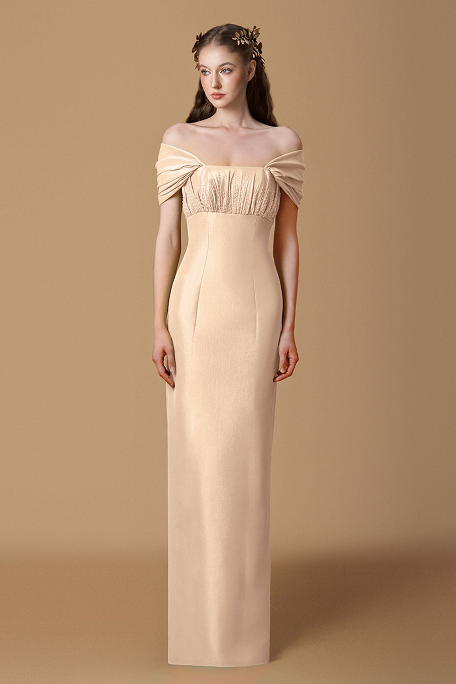 Thera Draped Maxi Dress