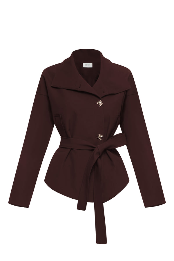 Zephyrus V-Neck Button Jacket