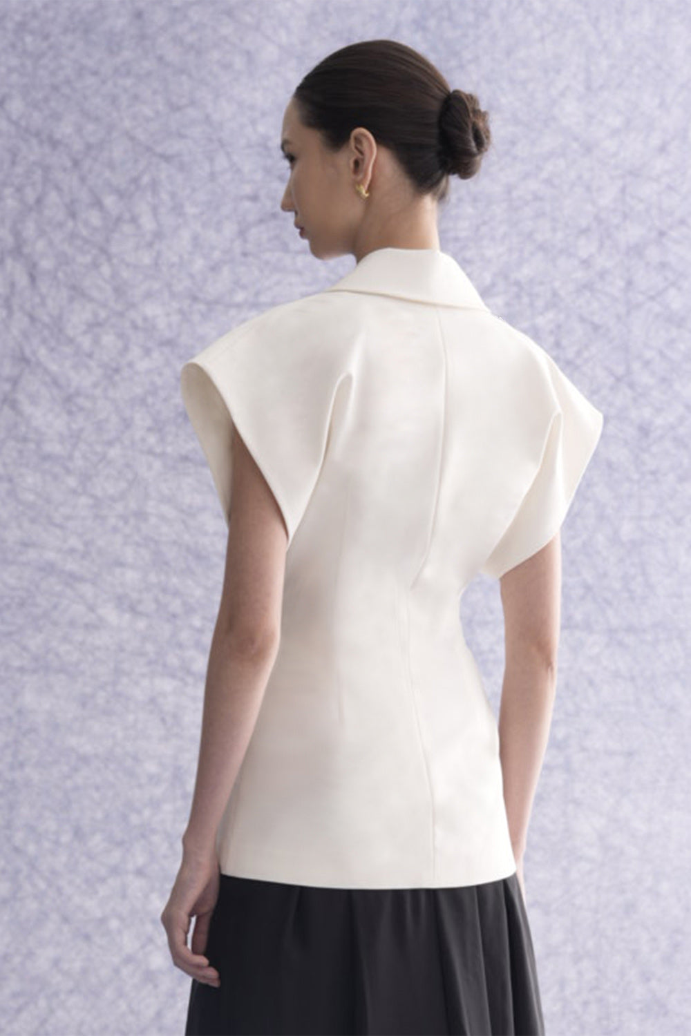 Holly Hourglass Butterfly Sleeved Twill Blazer