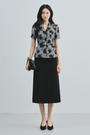 Calla A-line Basic Polycotton Midi Skirt