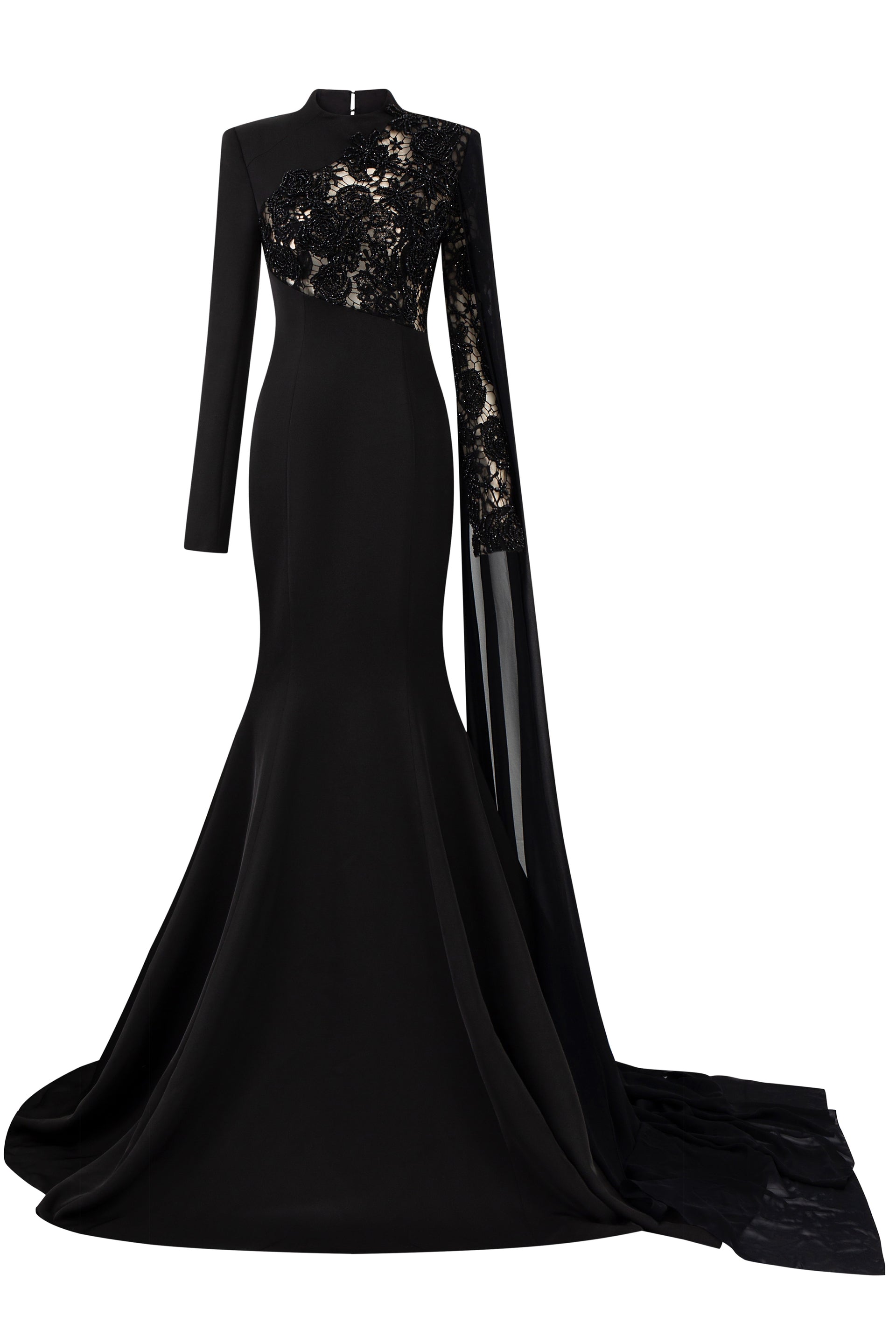 Safira Taffeta Maxi Dress