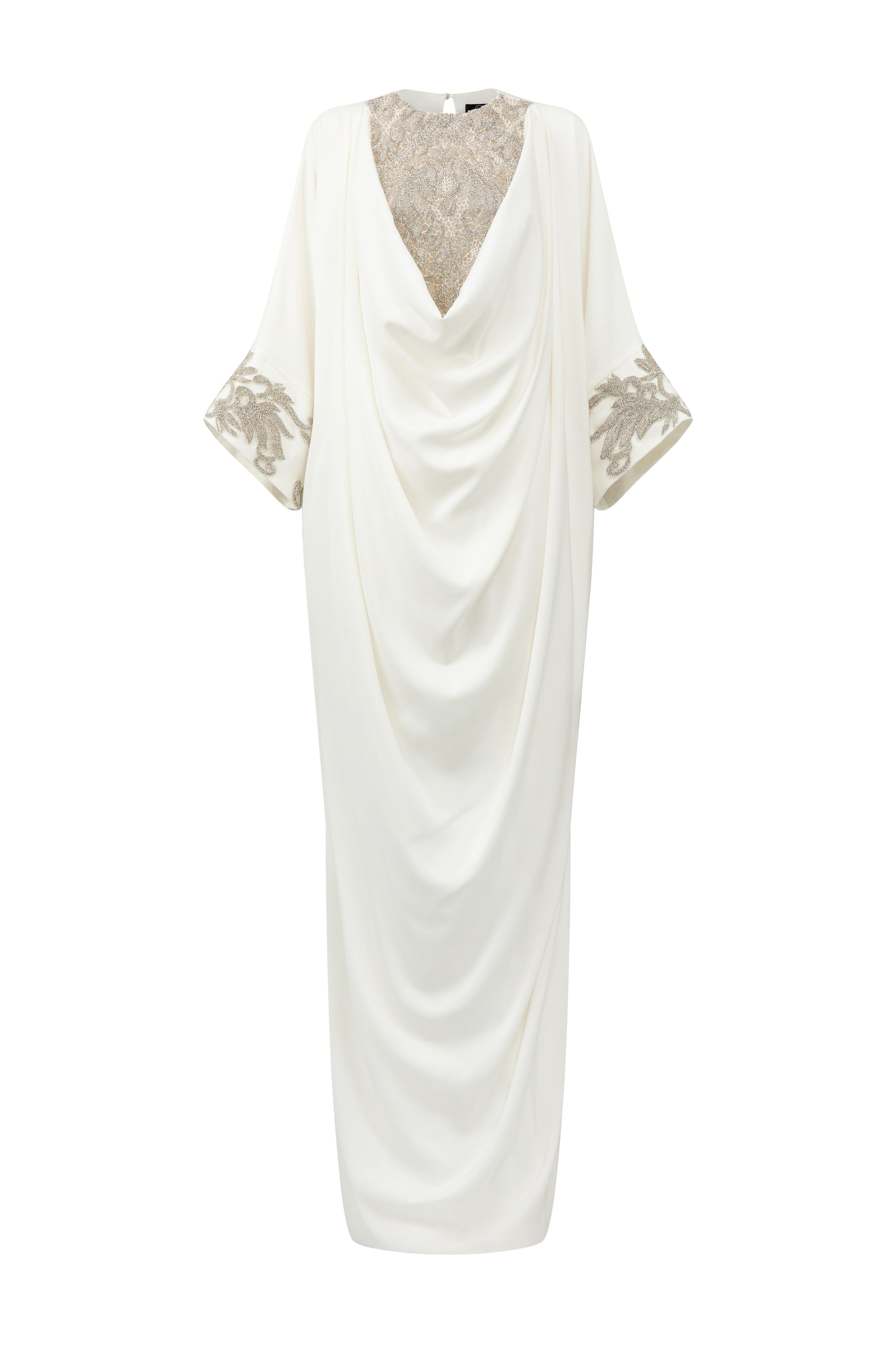Aerial Draped Maxi Dress