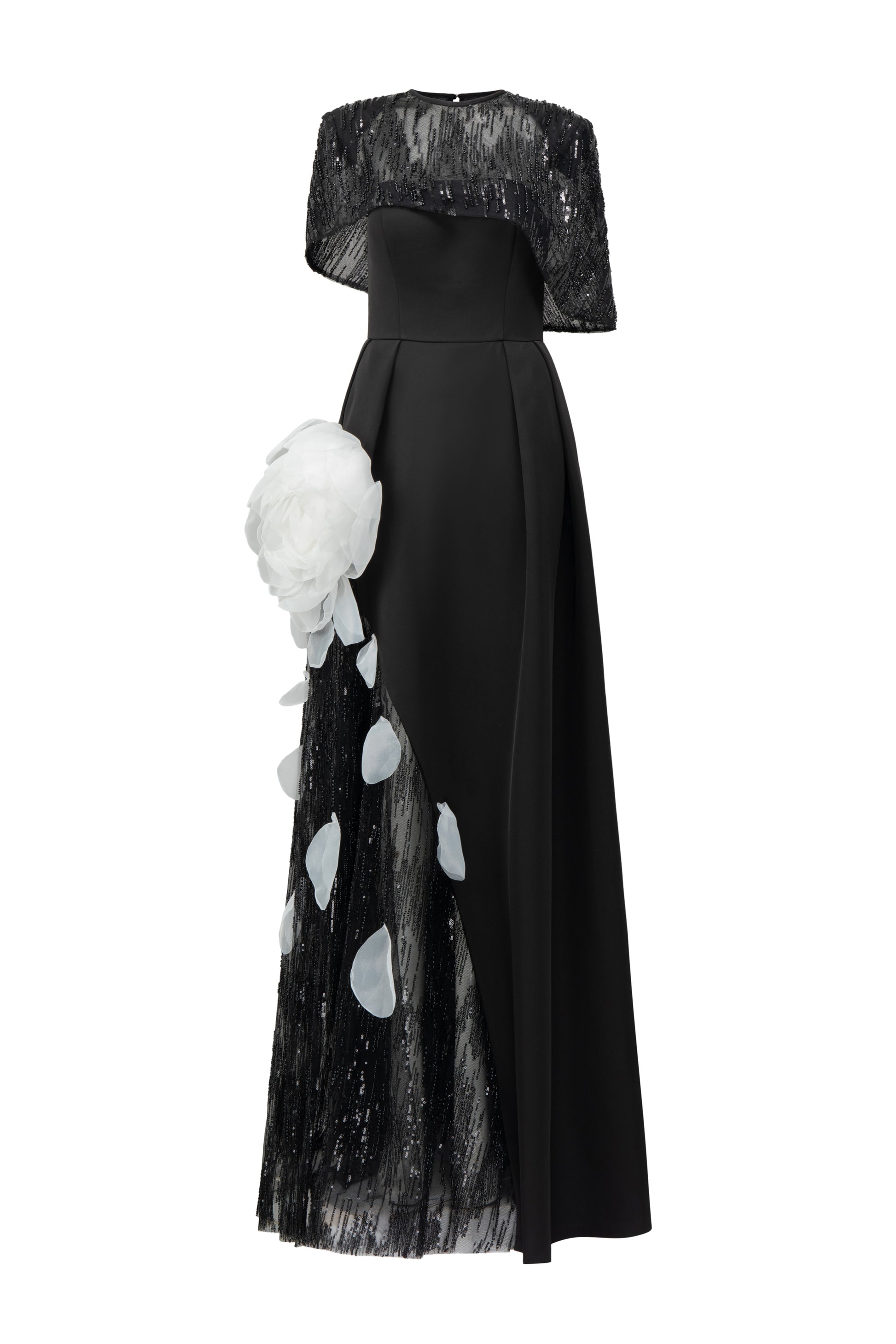 sequin dress xxl Silver Sequins Dress | Center of Attention | Curve/Plus, 3X | Ellae Lisque