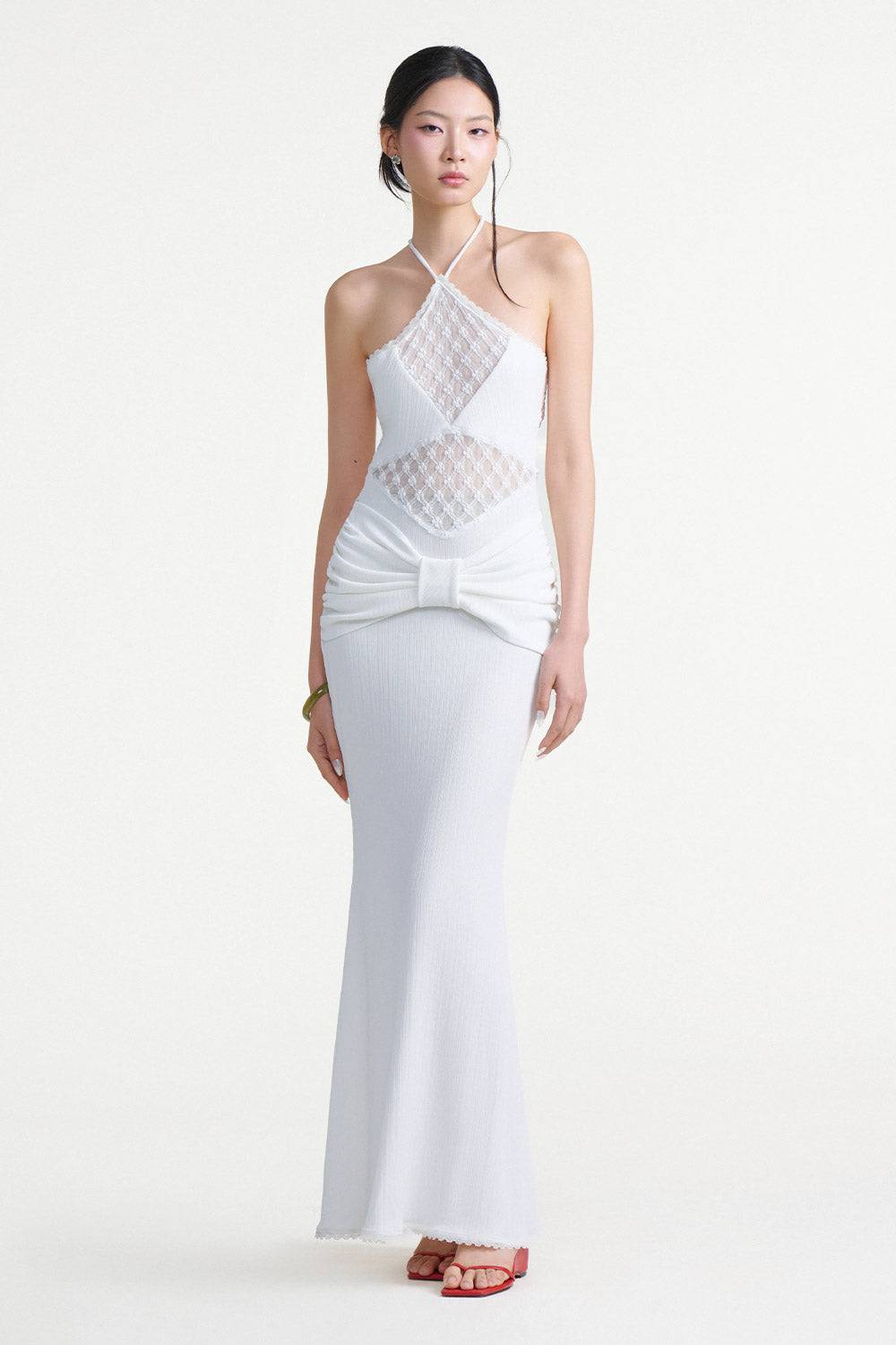 Yuki Midi Halter Dress