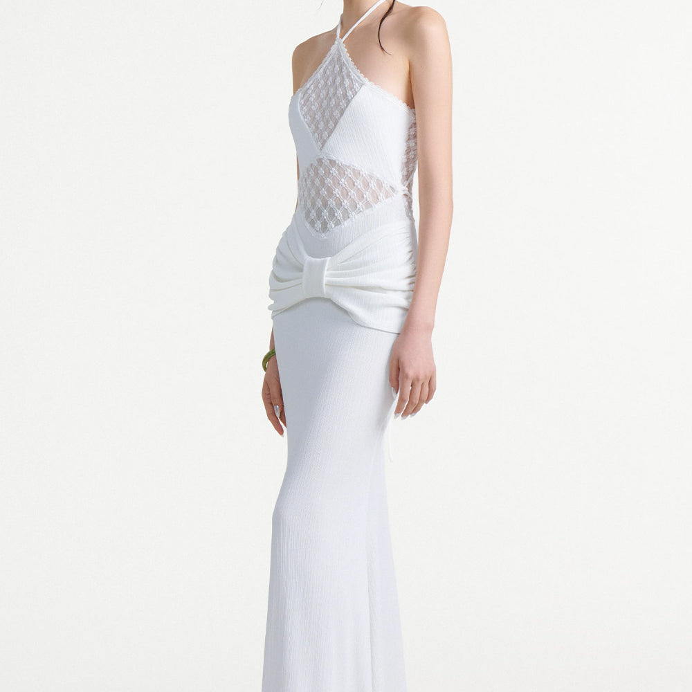 Yuki Midi Halter Dress