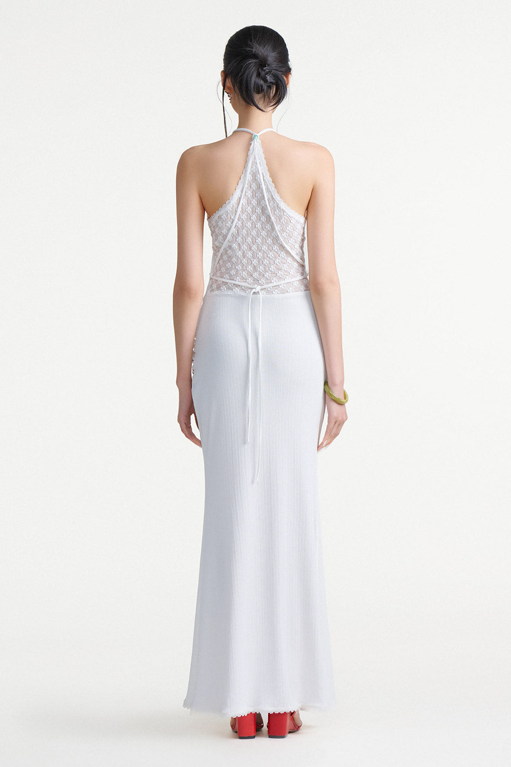Yuki Midi Halter Dress