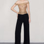 Hadlee Bodycon Off-Shoulder Mesh Top