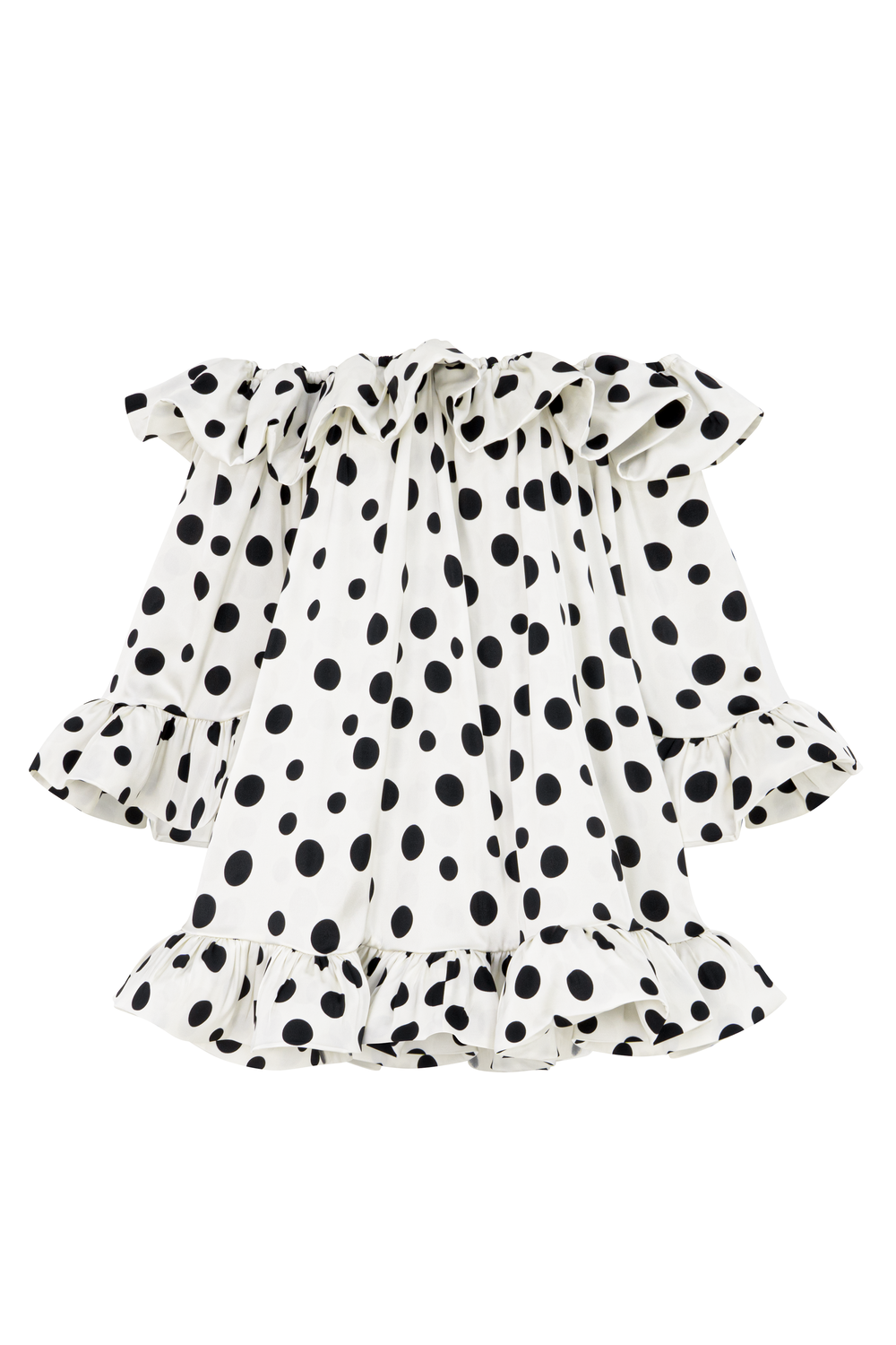 Lunaire Ruffle Mini Dress