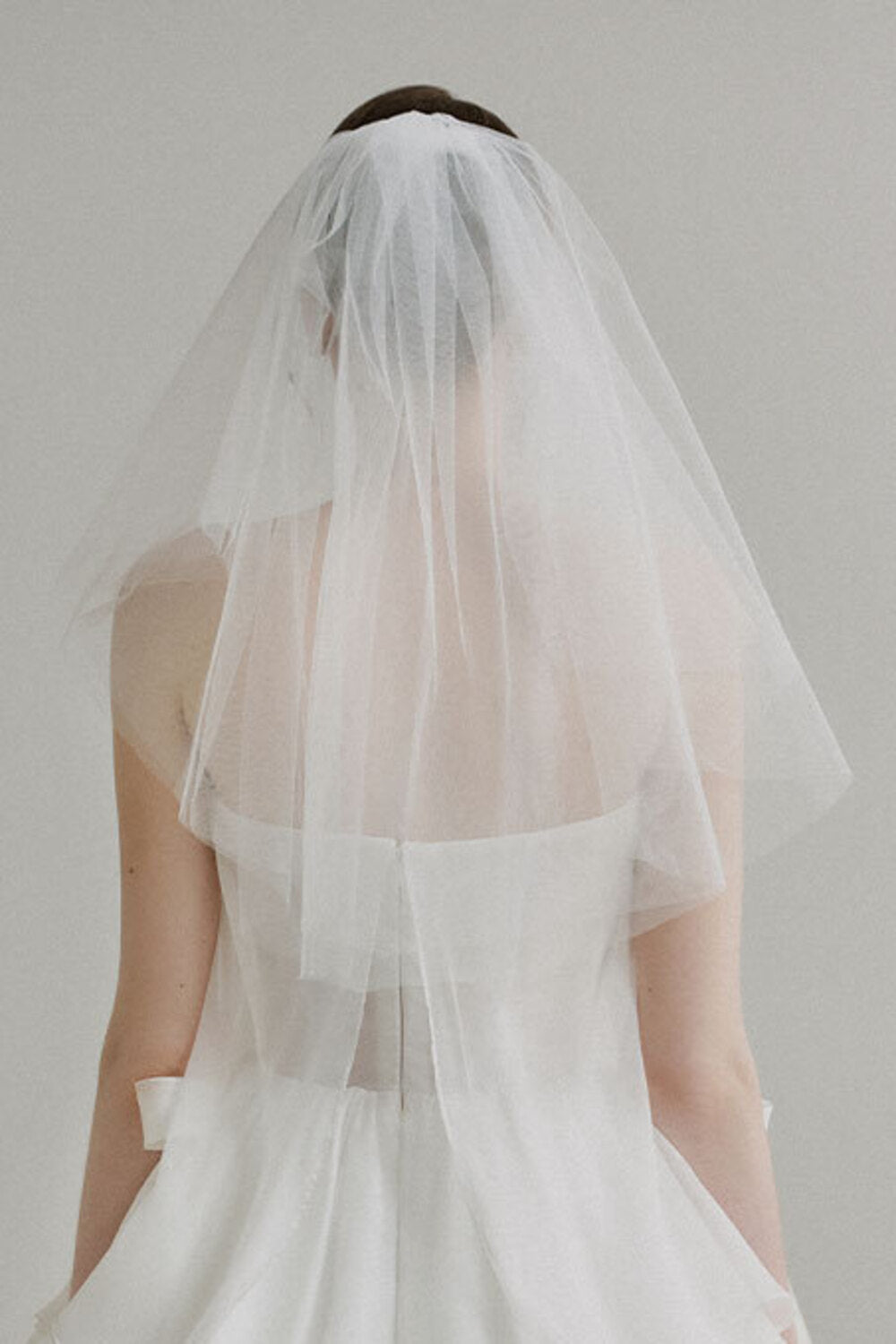 Lalie Gathered Asymmetric Veil