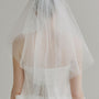 Lalie Gathered Asymmetric Veil