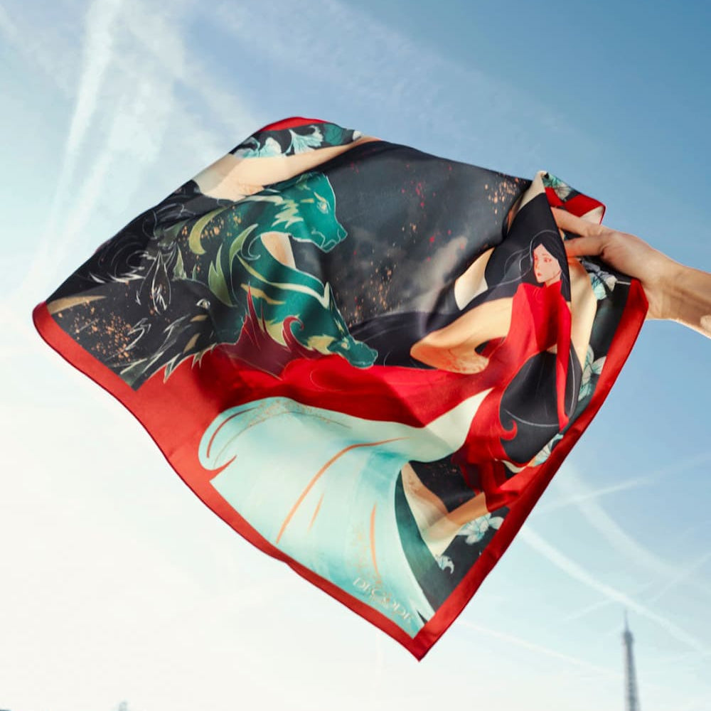 DWTW Silk Scarf