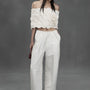 Claim Bodycon Off-Shoulder Chiffon Top