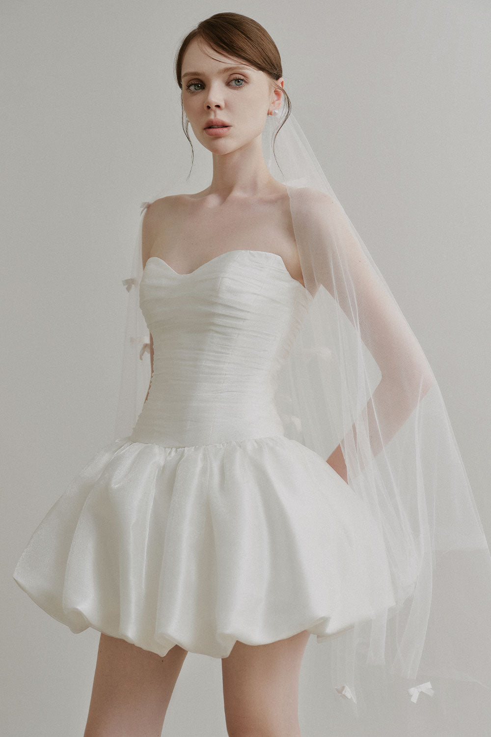 Irene Fit and Flare Sleeveless Taffeta Mini Dress