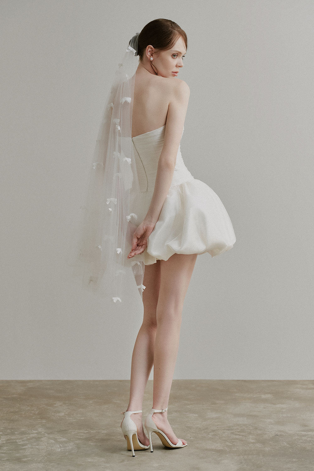 Irene Fit and Flare Sleeveless Taffeta Mini Dress