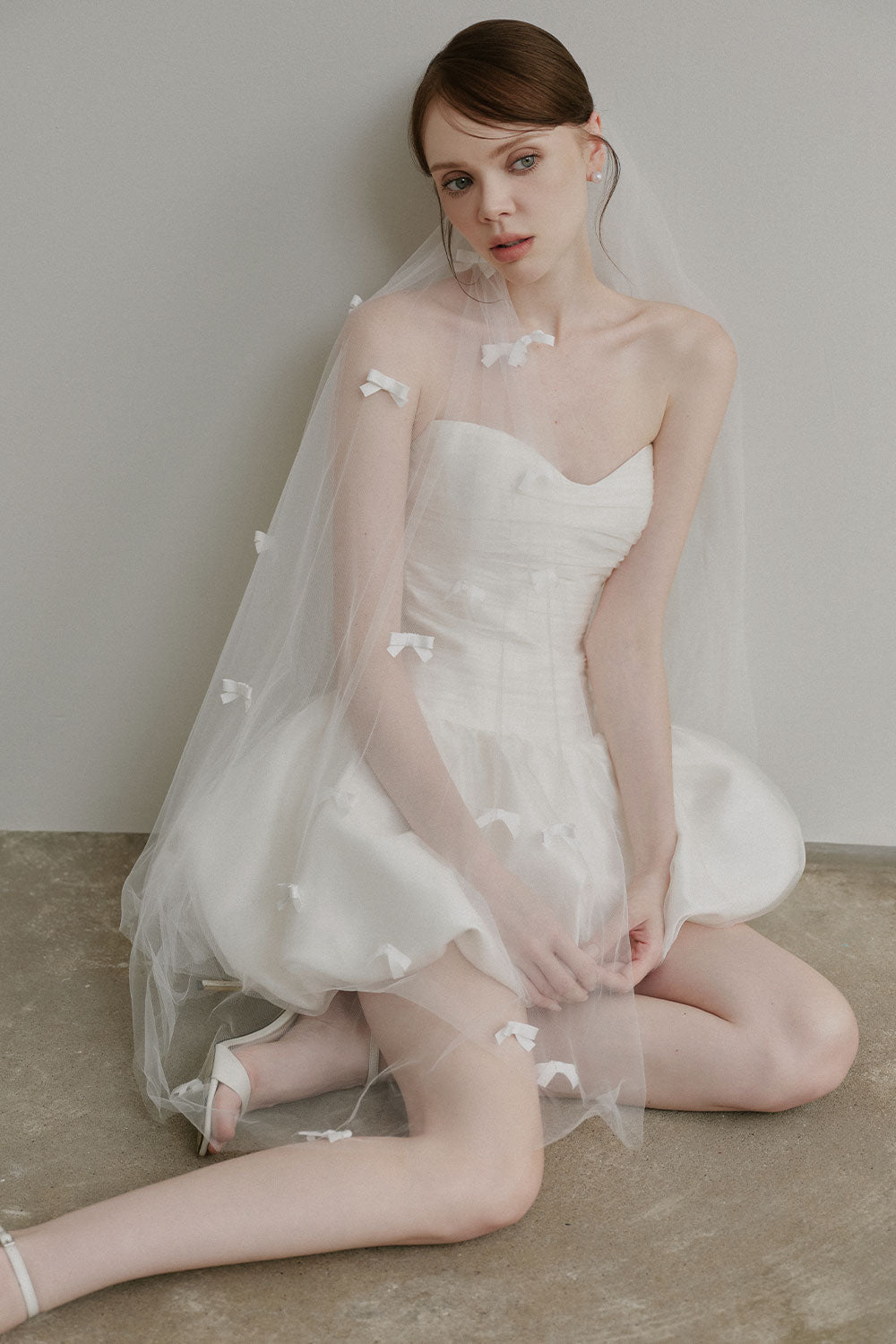 Irene Fit and Flare Sleeveless Taffeta Mini Dress