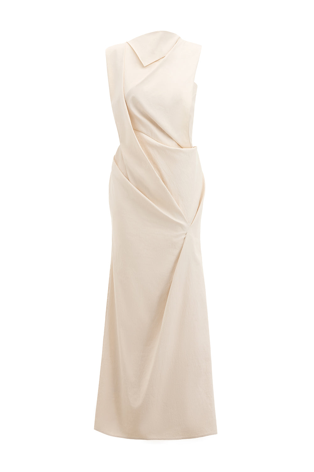 Yen Sa Mermaid Draped Chenille Maxi Dress