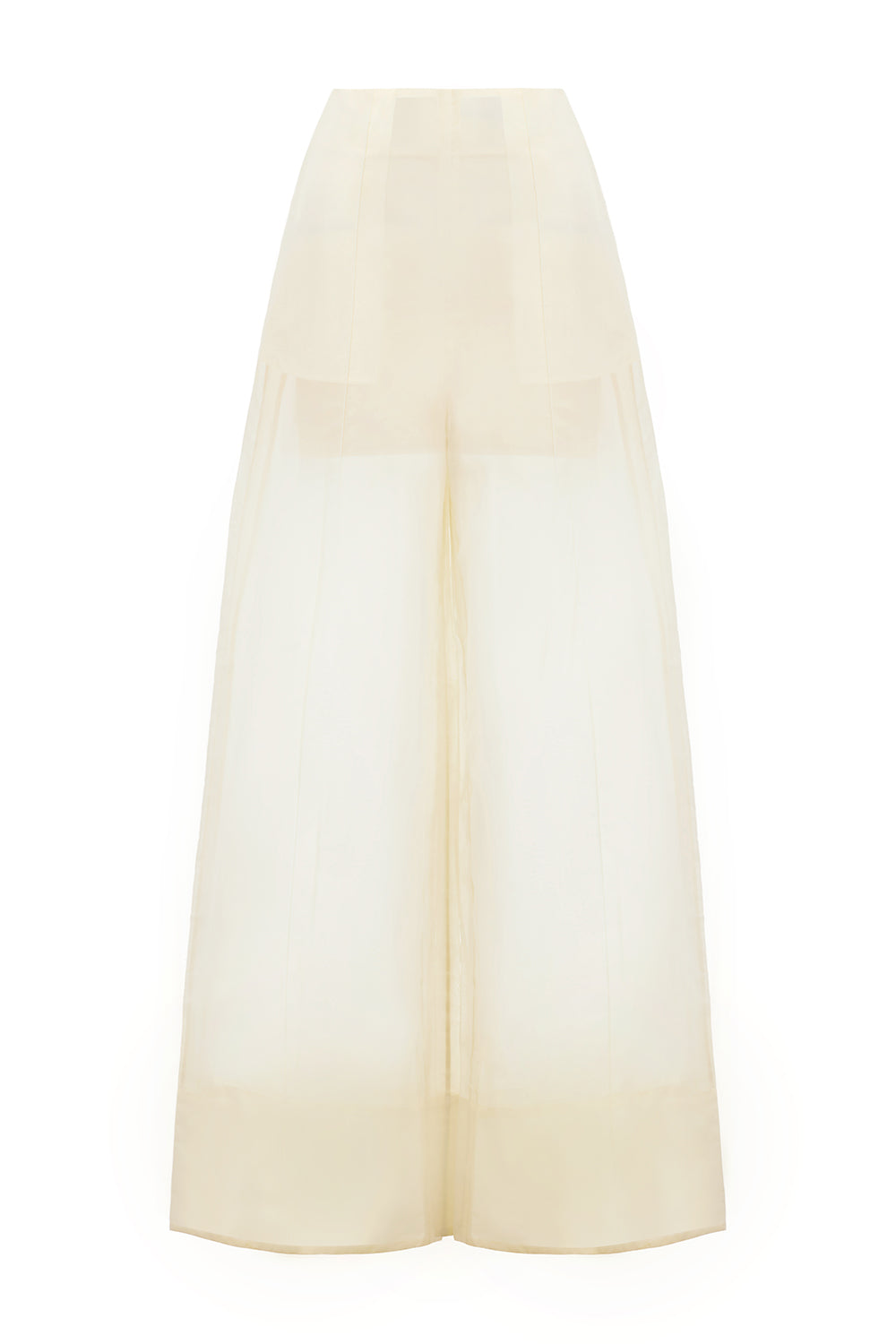 Linh Yen A-line Sheer Organza Maxi Pants