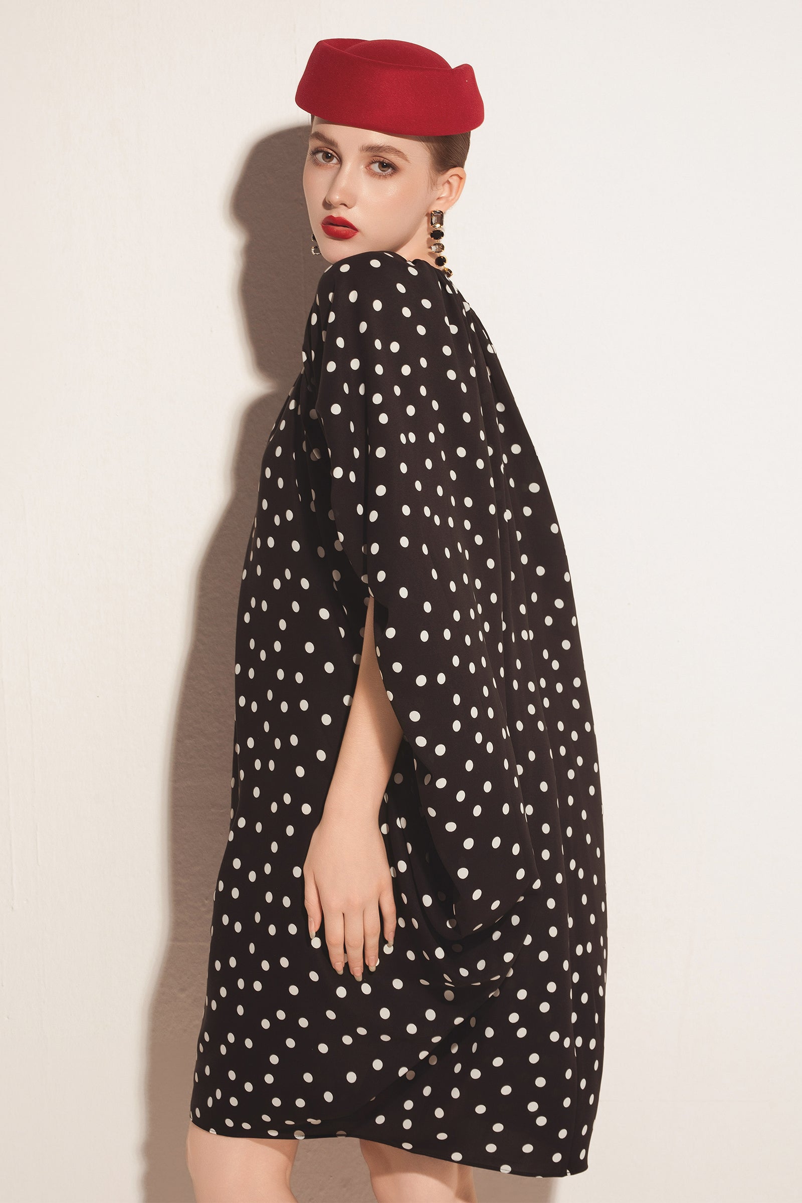 Falenne Blouson Midi Dress