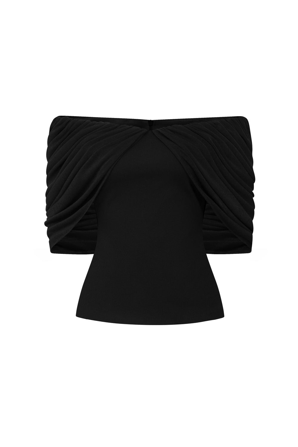 Menos Bodycon Off-Shoulder Cotton Spandex Top