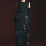 Douglasy Sheath Cap Sleeved Polyester Ankle Length Dress