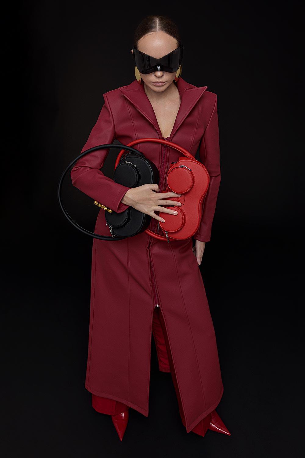 Cherries Leather Bag