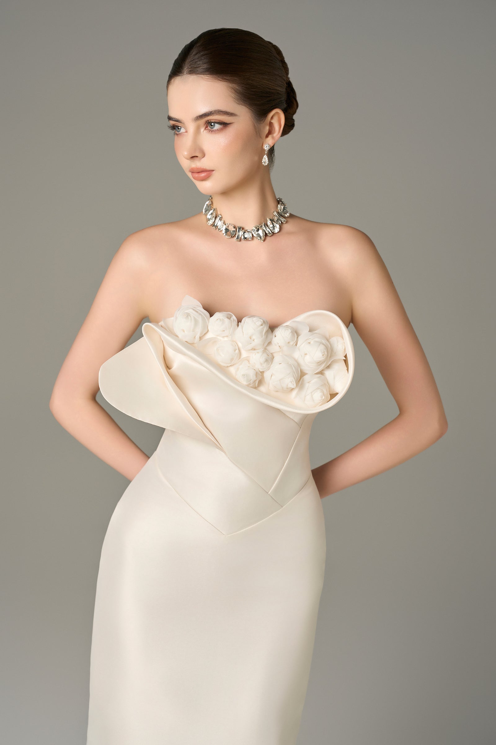 Seraphine Taffeta Floral Maxi Dress