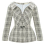 Mathilde V-Neck Ribbon Blazer