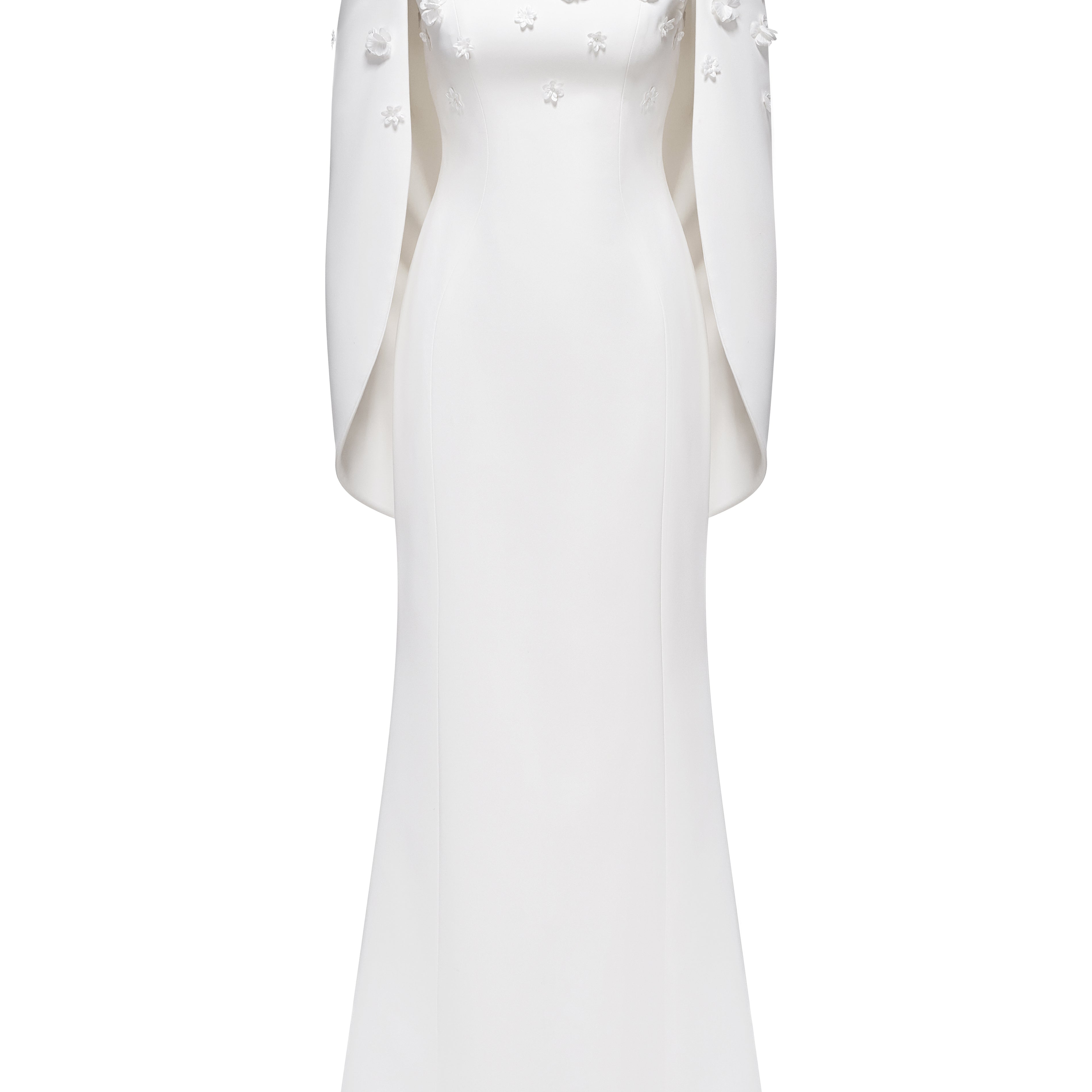 Lily Cape Sleeve Maxi Dress