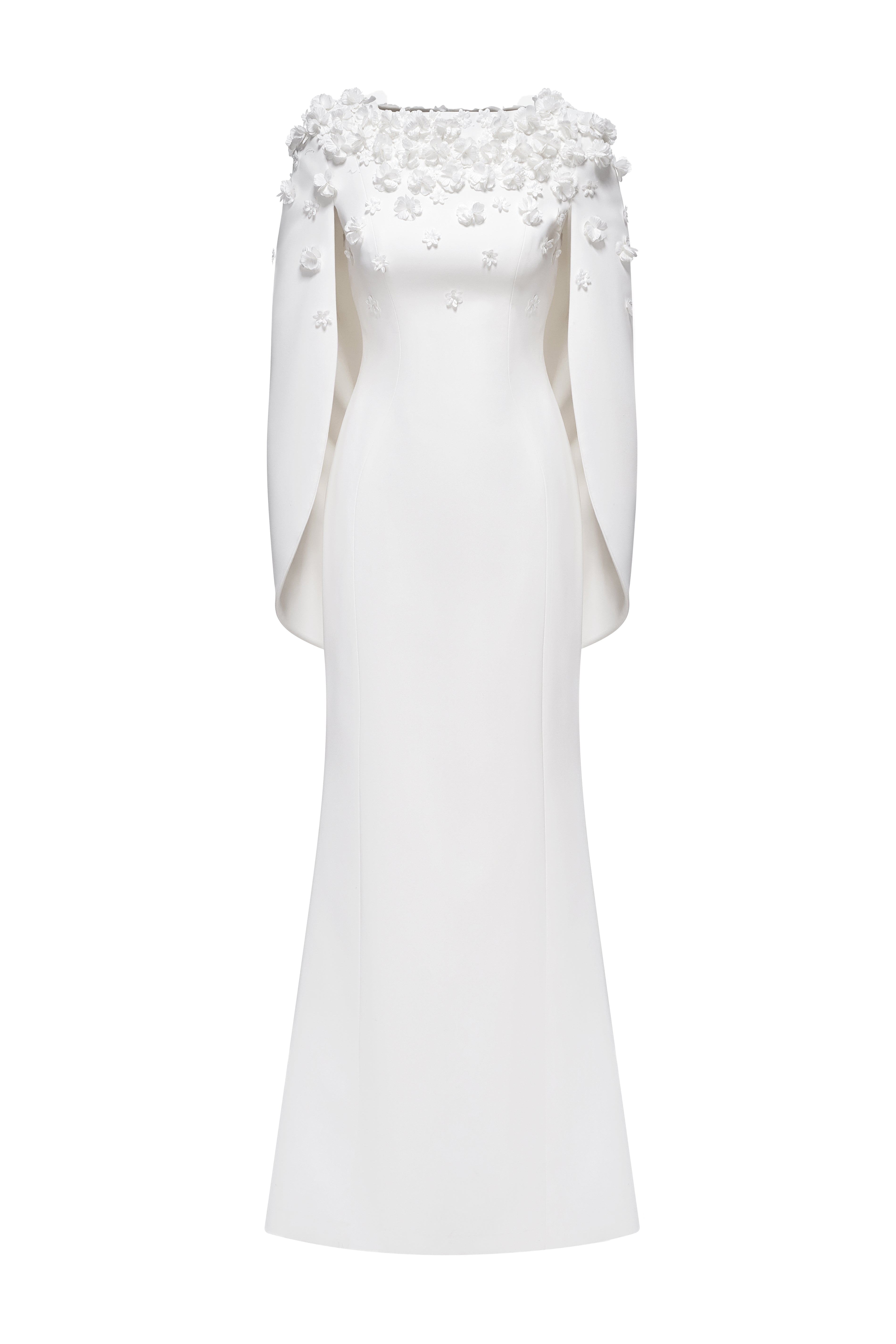 Lily Cape Sleeve Maxi Dress